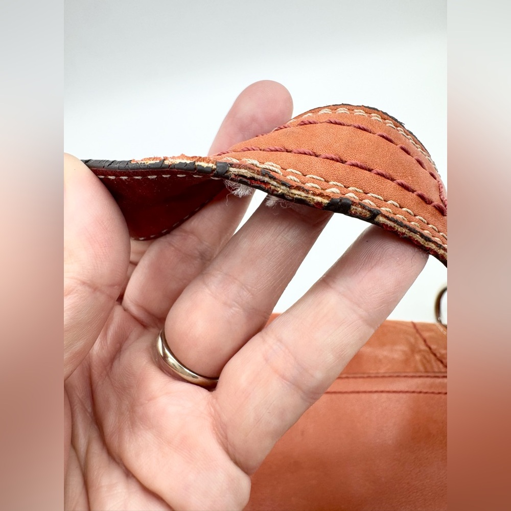 Coach Soho Flap Pleated Leather Shoulder Bag in Paprika - Picture 6 of 16